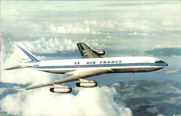 Samolot pasażerski KP French Air France, Boeing 707 Intercontinental, F-BHSB