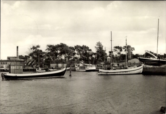 Ak Wiek op Rügen, haven