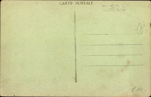Postcard Aubin Saint Vaast Pas de Calais, Bahnhof, Gleisseite