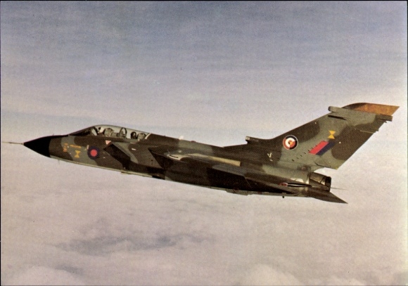 Postcard British military aircraft Panavia Tornado