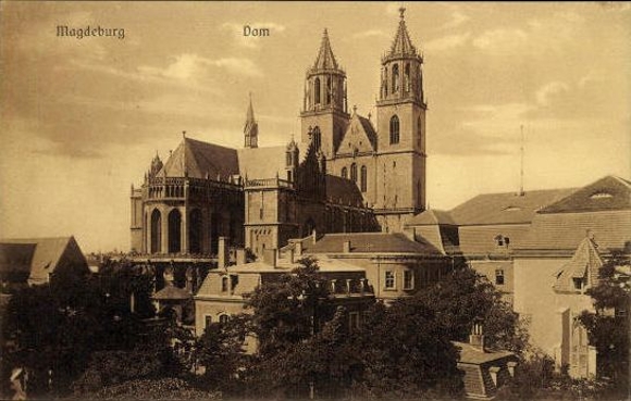 50 Ak Magdeburg Elbe, diverse Ansichten, kleinformatig