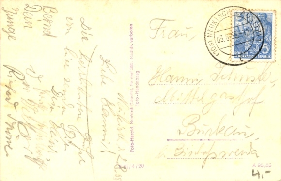 Postcard Neukirch in der Lausitz, Georgenbad