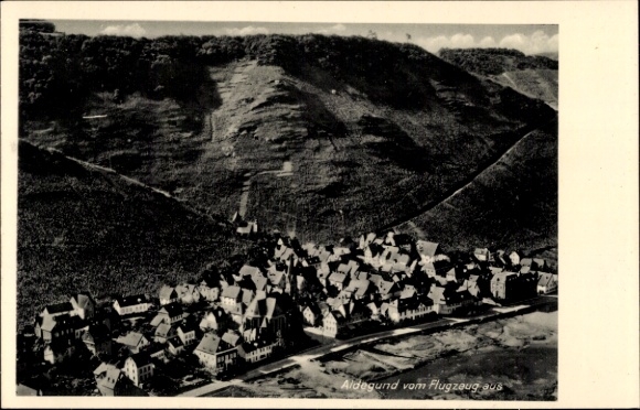 Ansichtkaart Sankt Aldegund aan de Moezel, luchtfoto
