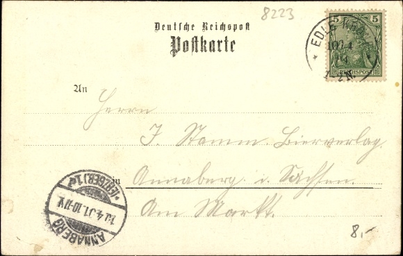 KP passe-partout Edle Krone Klingenberg w Rudawach, hotel, potok, tory