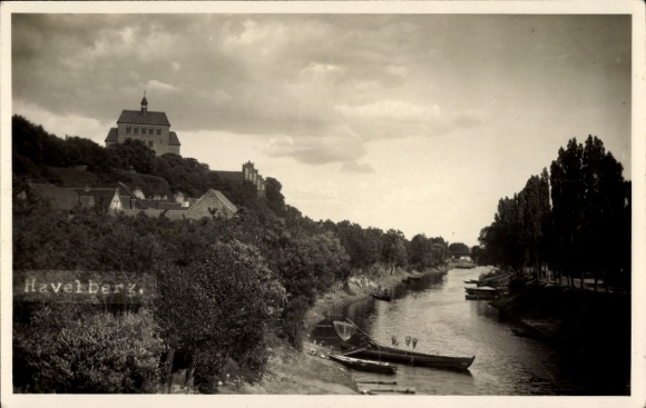 Photo Postcard Havelberg in Saxony-Anhalt, partial view