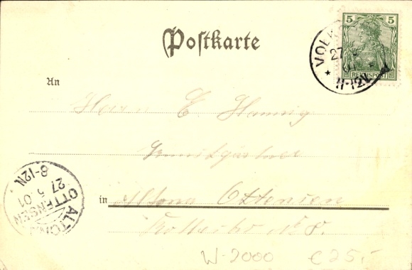 Postcard Hamburg Wandsbek Volksdorf, Hotel Waldesruh, hunters, rabbits, deer
