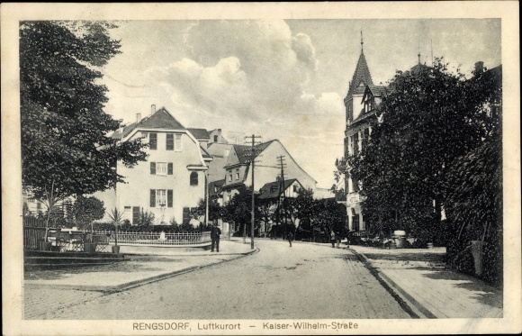 Postcard Rengsdorf in the Westerwald, Kaiser Wilhelm Strasse