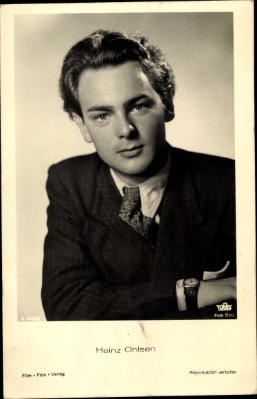Postcard Actor Heinz Ohlsen, portrait