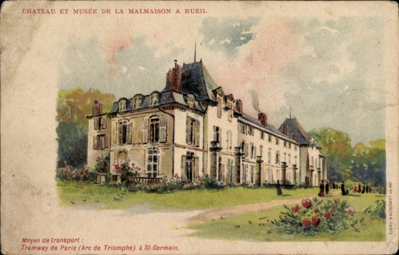 Künstler Ak Rueil Hauts-de-Seine, Chateau et Musee de la Malmaison a Rueil