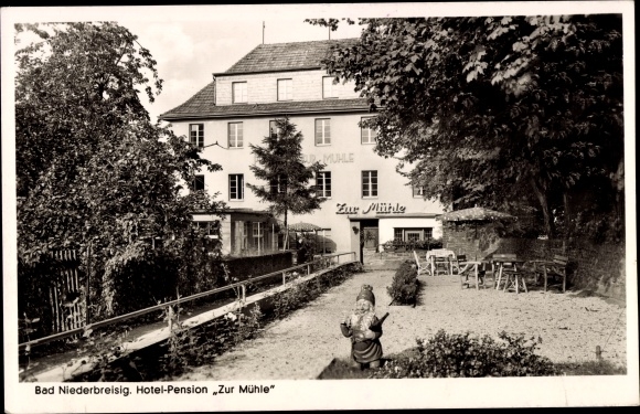 Postcard Niederbreising Bad Breisig in the Ahrweiler district of Rhineland-Palatinate, Hotel Pension Zur Mühle