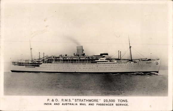 AK-stoomboot RMS Strathmore, Peninsular & Oriental Steam Navigation