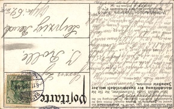 Postcard German agriculture, German industry, total production values of 1909, Empire