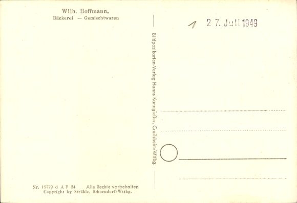 Postcard Unterheinriet Untergruppenbach in Württemberg, aerial photograph