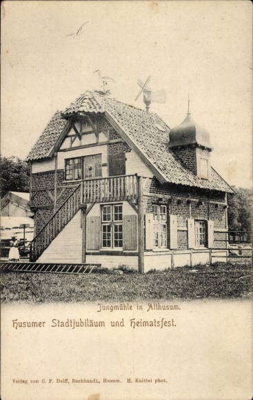 Ak Husum in Nordfriesland, Jungmühle