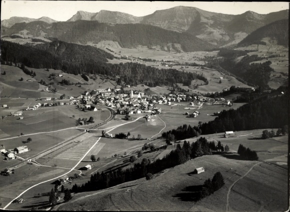 Photo Oberstaufen in the Allgäu, aerial photograph