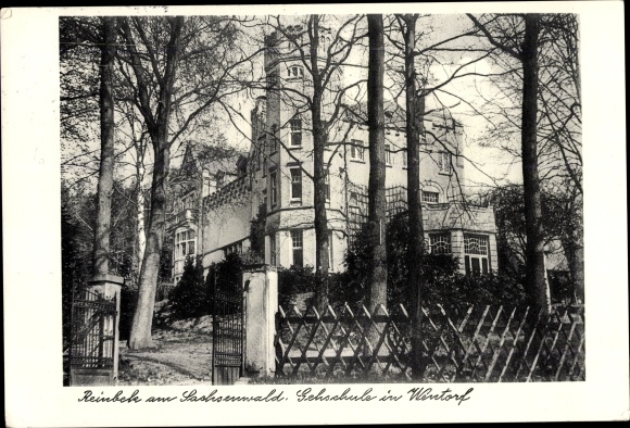 Postcard Wentorf bei Hamburg, Gehschule