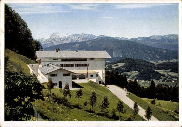 Ak Obersalzberg Berchtesgaden in Oberbayern, Berghof Wachenfeld, Landhaus des Reichskanzlers
