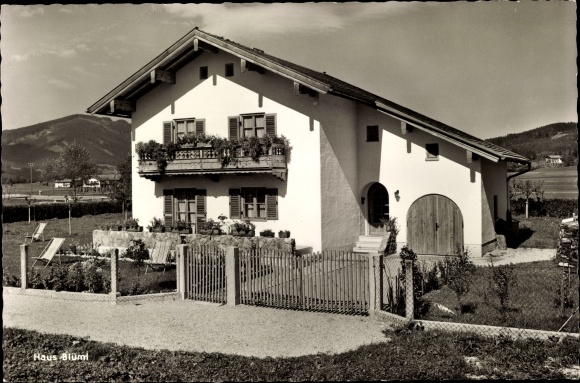 Postcard Piding in Berchtesgadener Land Oberbayern, Haus Blüml, Raiffeisenstraße 3