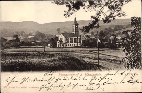 PC Cunnersdorf Gohrisch in Saxony, general view