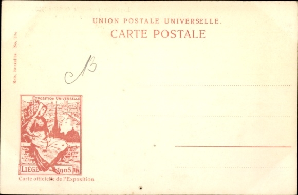 PC Liége, World Exhibition 1905, Paysage à la Boverie