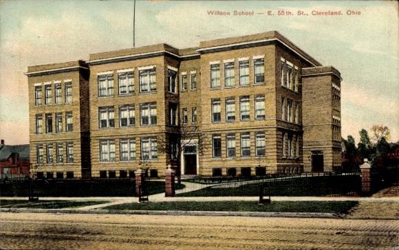 Ak Cleveland Ohio USA, Wiltson School, E. 55th St.