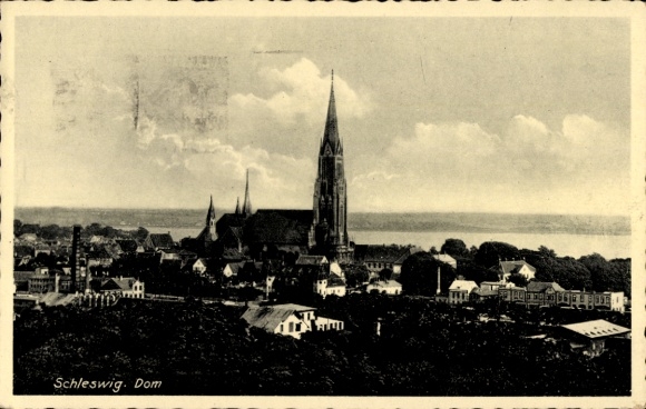 Ak Sleeswijk op de Schlei, kathedraal