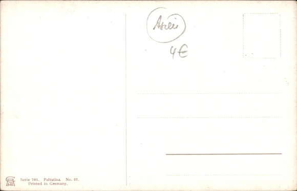 Artist Postcard Perlberg, F., Jerusalem Israel, Church of St. Mary on Mount Zion