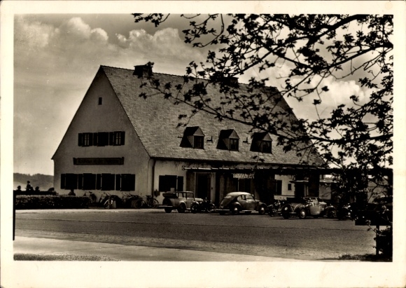 Ak Autobahn Rasthaus und Hotel in der Holledau, Bundesautobahn München - Nürnberg