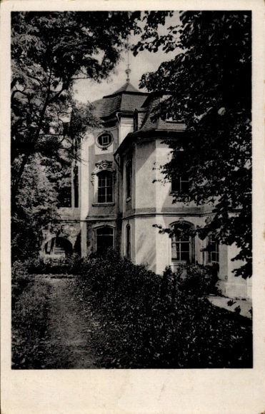PC Dornburg an der Saale Thuringia, rococo castle, garden side