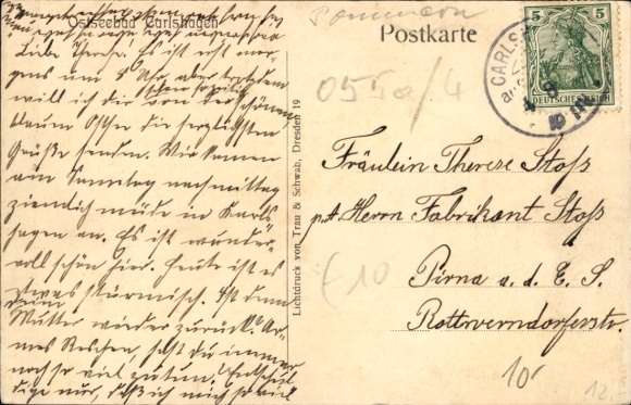 Postcard Ostseebad Carlshagen Karlshagen on Usedom, Heidehaus