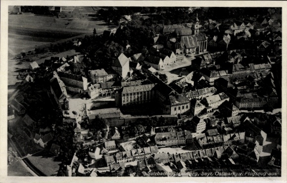 Ak Sulzbach Rosenberg Fränkische Alb Oberpfalz, Fliegeraufnahme