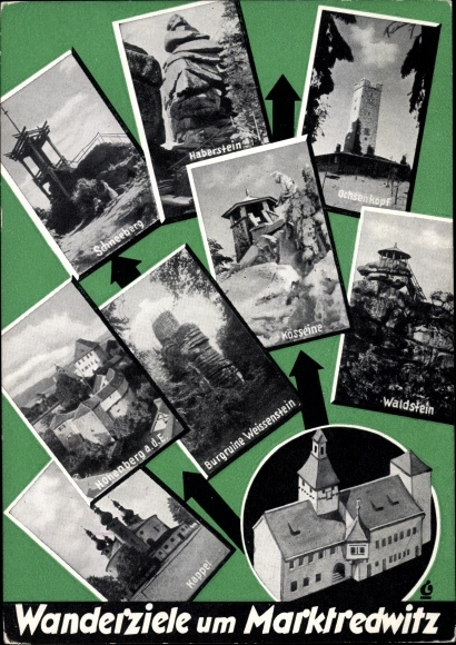 KP Marktredwitz w Fichtelgebirge, Schneeberg, Haberstein, Ochsenkopf, Kappel, Weissenstein