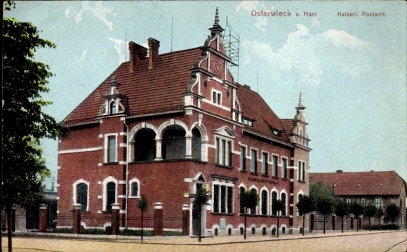 Postcard Osterwieck am Harz, Imperial Post Office