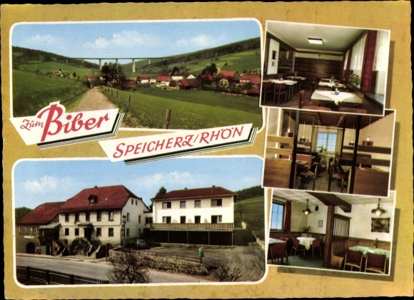 Ak Speicherz Motten Rhön, Gasthof Zum Biber