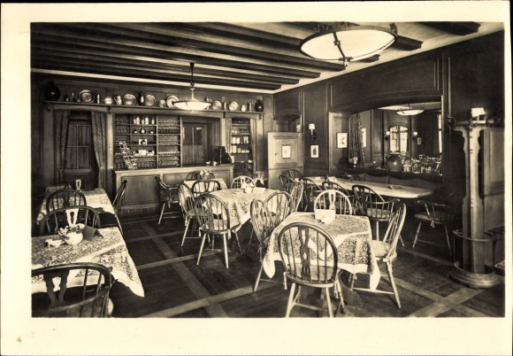 Postcard Baden Baden in the urban district of Baden Württemberg, Kurhaus Weinstube, owner LV Schellerer