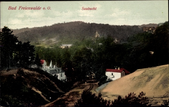 Postcard Bad Freienwalde an der Oder, Saubucht