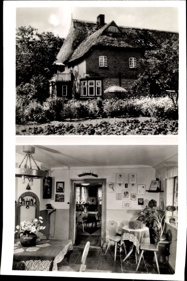 Postcard Büchen in the Duchy of Lauenburg, Pension to Dückerschleuse