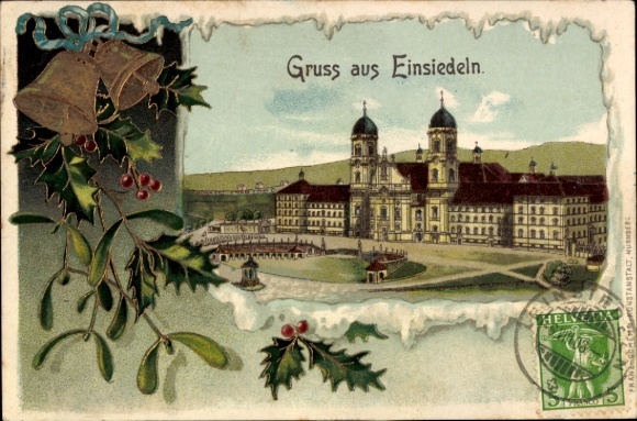 passe-partout lito Einsiedeln Kanton Schwyz Szwajcaria, Klasztor Einsiedeln