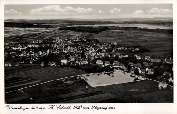 Ak Winterlingen Schwäbische Alb, Fliegeraufnahme