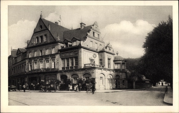 Postcard Bergisch Gladbach North Rhine Westphalia, inn to the Bergisches Löwen