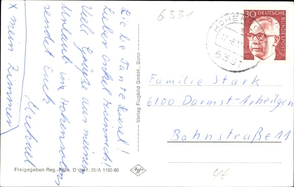 According to Hohensolms Hohenahr in Hesse, fliegeraufnahme