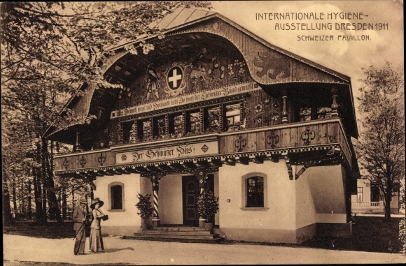 KP Dresden Altstadt, Międzynarodowa Wystawa Higieny 1911, Pawilon Szwajcarski