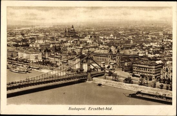 10 alte Ak Budapest in Ungarn, diverse Ansichten