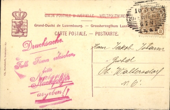 Ak Mersch Luxemburg, Panorama, Kuhweide