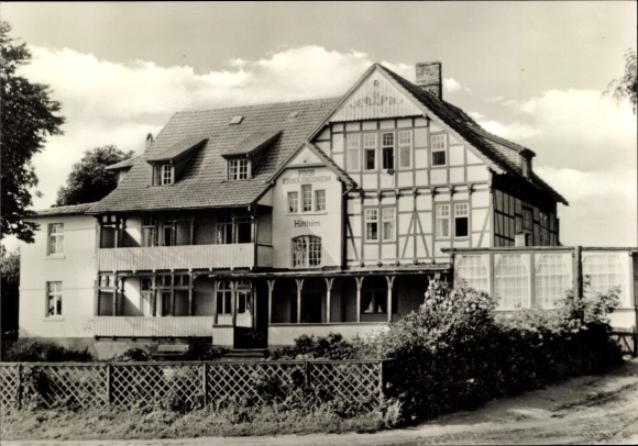 Ak Kloster Insel Hiddensee in der Ostsee, Kloster, FDGB-Erholungsheim Hitthim, Foto von Hoffmann