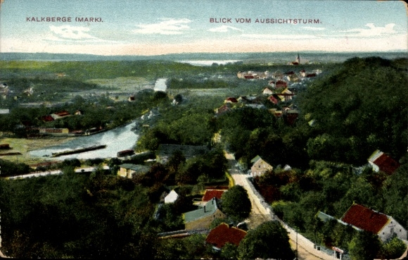 Ak Karlberge in der Mark Rüdersdorf bei Berlin, Gesamtansicht, Aussichtsturm