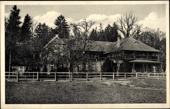 Ak Lüneburg in Niedersachsen, Forsthaus Tiergarten, Pensionat