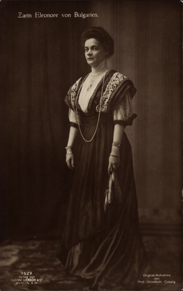 PC Tsarina Eleonore of Bulgaria, portrait, wife of Tsar Ferdinand I