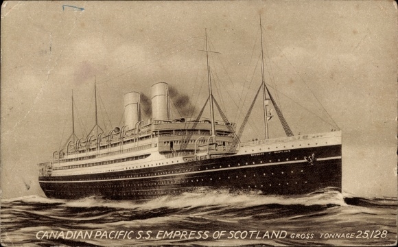 Ak-stoomboot SS Empress of Scotland, Canadian Pacific Ships, CPS