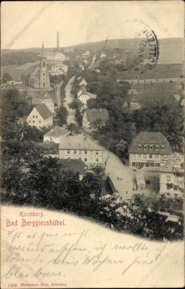 Ak Berggießhübel in Saksen, Kirchberg